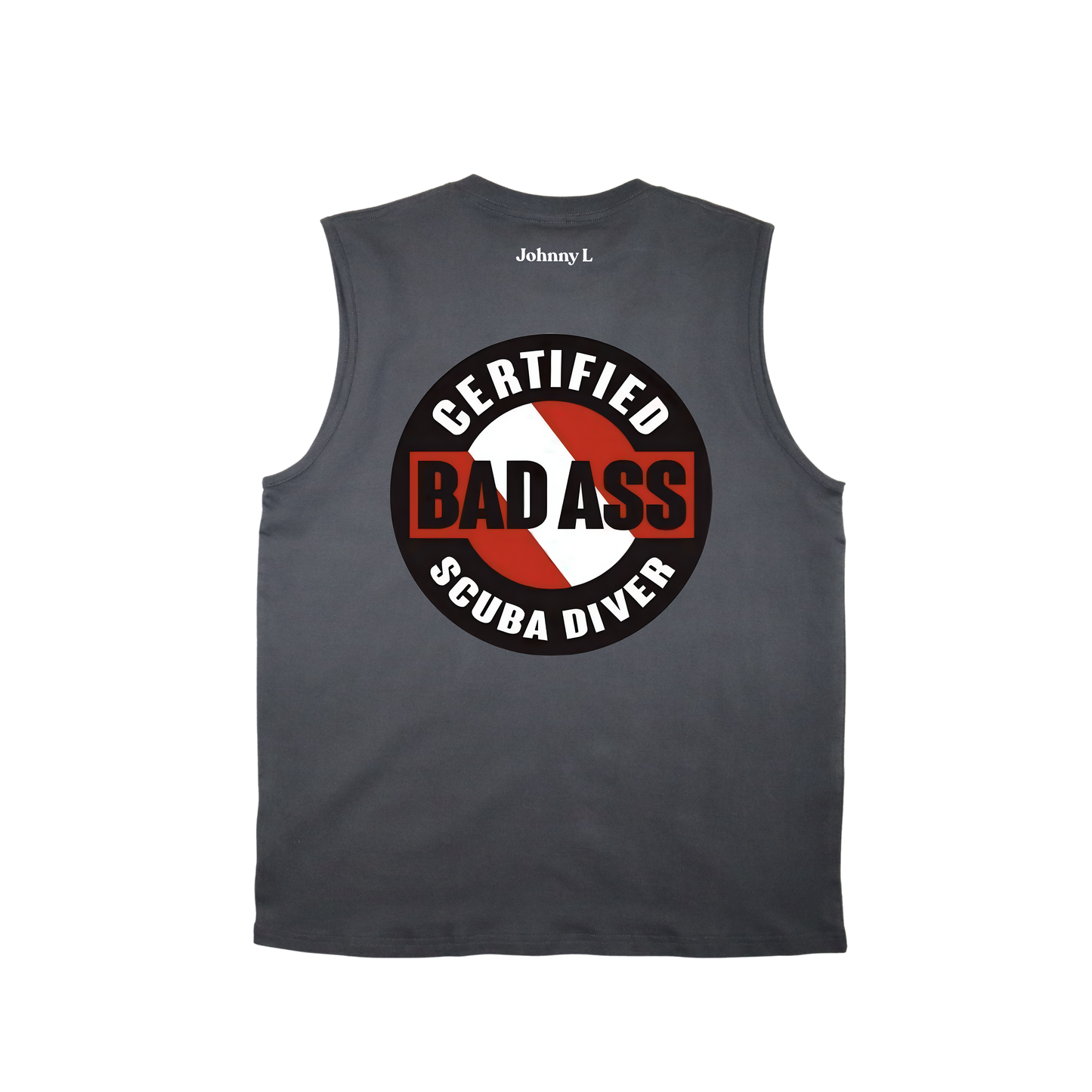 CERTIFIED BAD ASS SCUBA DIVER-velvet effect