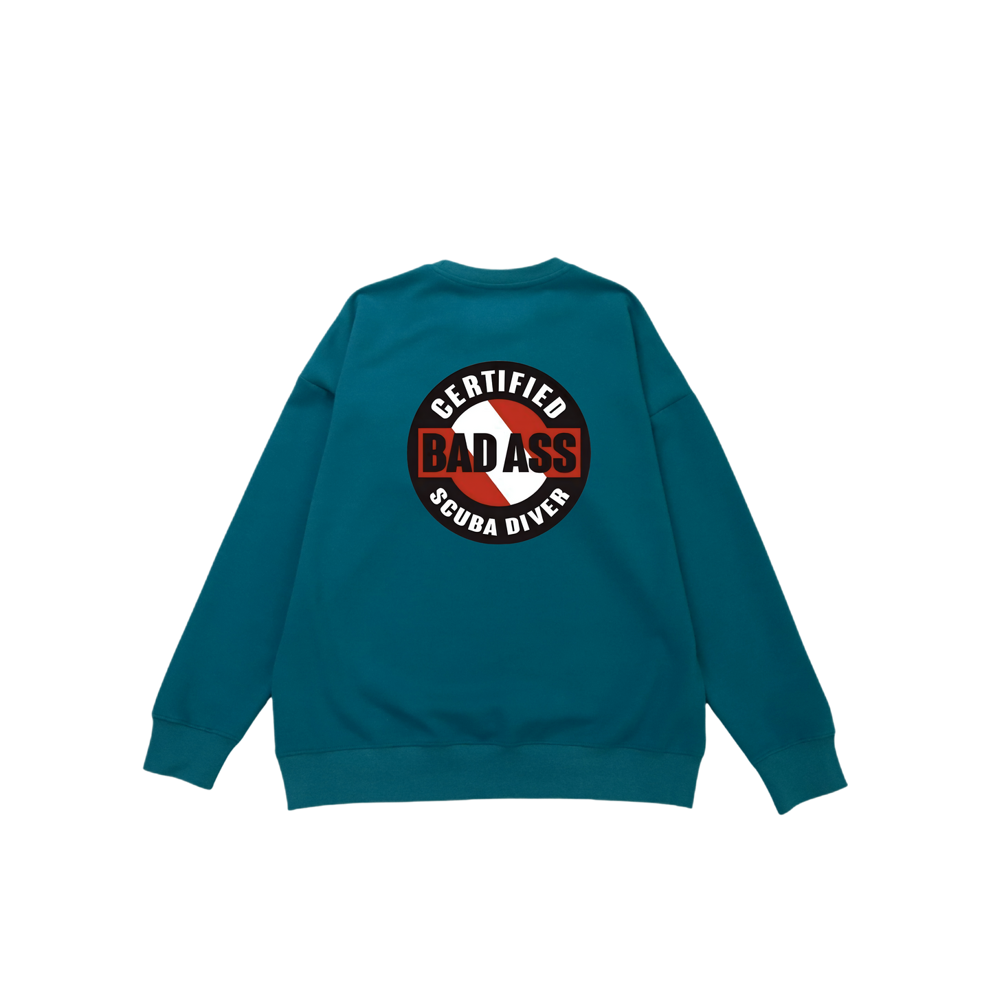CERTIFIED BAD ASS SCUBA DIVER-velvet effect