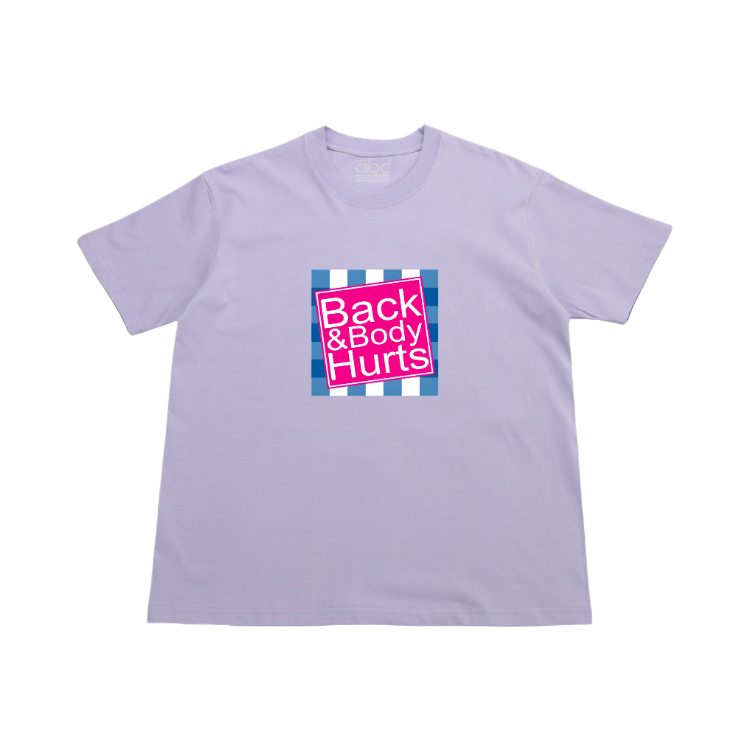 BACK & BODY HURTS-glow in the dark