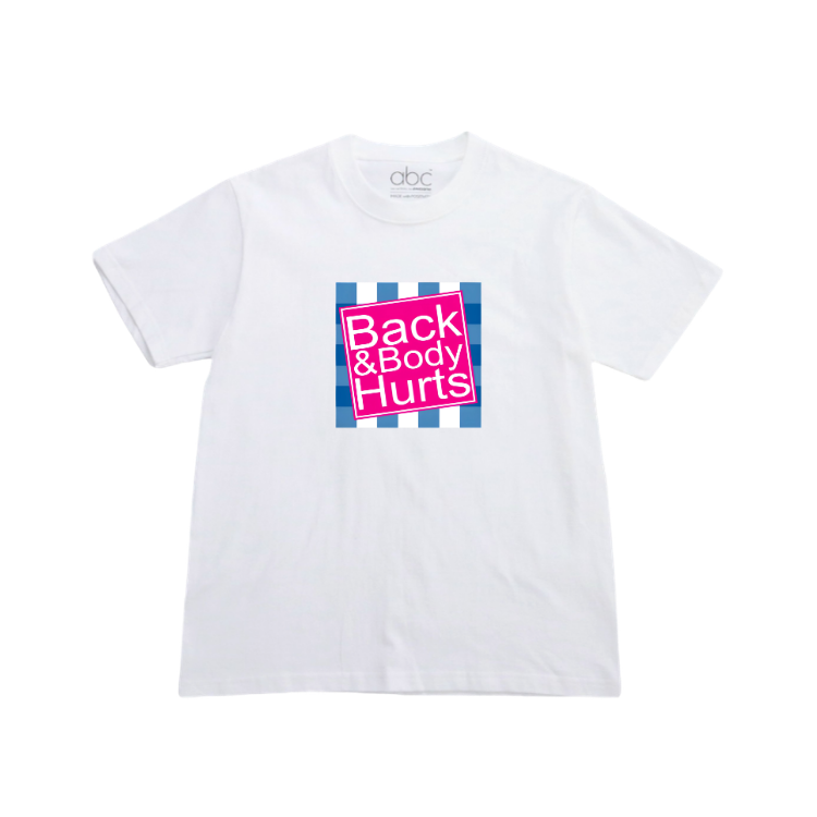BACK & BODY HURTS-glow in the dark