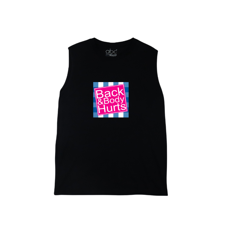 BACK & BODY HURTS-glow in the dark