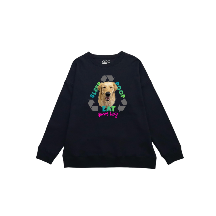EAT SLEEP POOP REPEAT-velvet effect