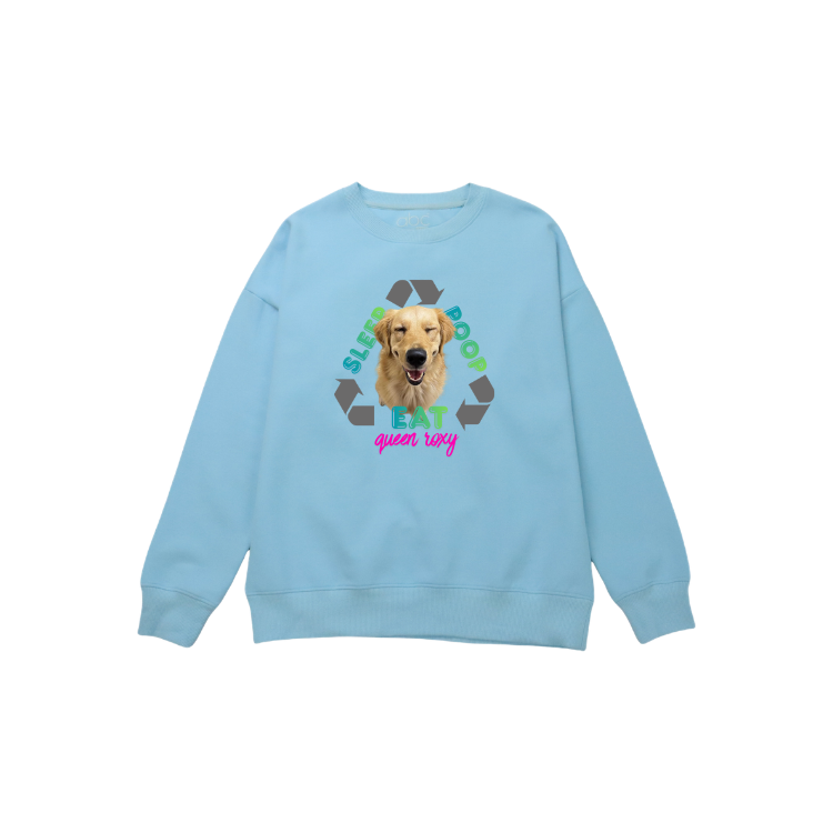 EAT SLEEP POOP REPEAT-velvet effect