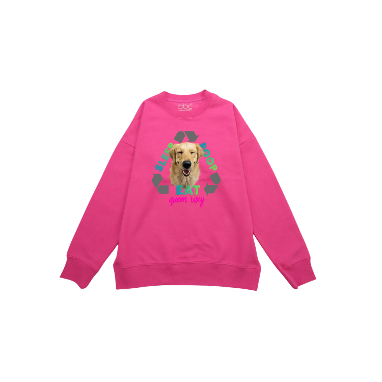 EAT SLEEP POOP REPEAT-velvet effect