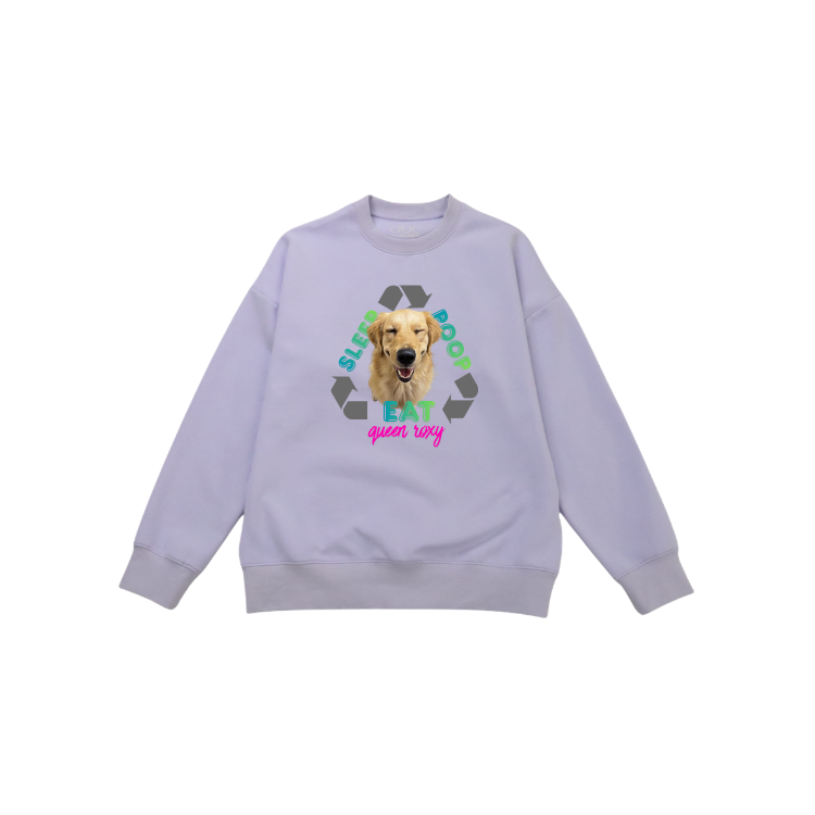 EAT SLEEP POOP REPEAT-velvet effect