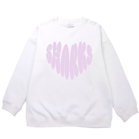 LOVE SHARK-white