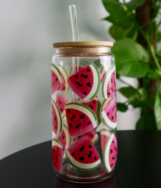 Watermelon Libbey Glass