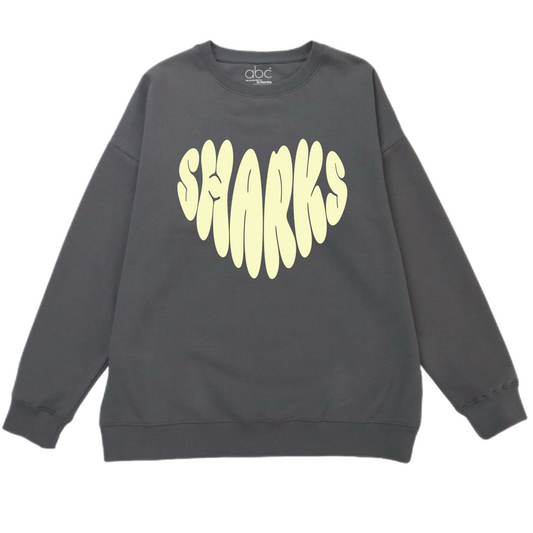 LOVE SHARK- grey